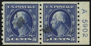 Sale 1061, Lot 3882, 1908-13 Washington-Franklin Issues (Scott 331-396)