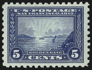 Sale 1061, Lot 3894, 1913-15 Panama-Pacific Issue (Scott 397-404)