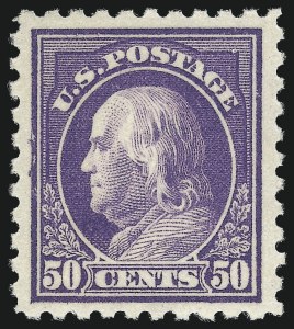 Sale 1061, Lot 3914, 1912-14 Washington-Franklin Issue (Scott 407-459)