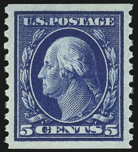 Sale 1061, Lot 3921, 1912-14 Washington-Franklin Issue (Scott 407-459)