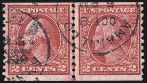 Sale 1061, Lot 3927, 1912-14 Washington-Franklin Issue (Scott 407-459)