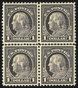 Sale 1061, Lot 3976, 1915-17 Washington-Franklin Issues (Scott 460-518b)