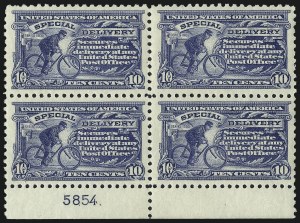 Sale 1061, Lot 4098, Special Delivery, Registration