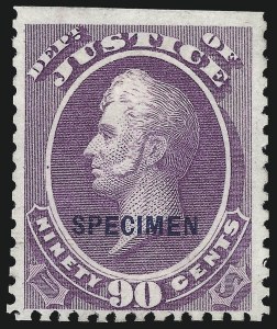 Sale 1061, Lot 4199, Official Specimens