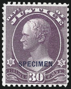 Sale 1061, Lot 4202, Official Specimens