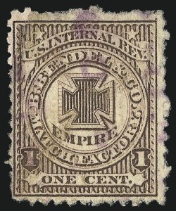 Sale 1061, Lot 4332, Private Die Match Stamps, Akron thru Wm. Gates