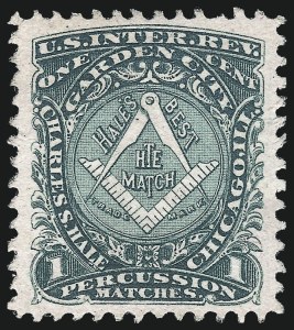 Sale 1061, Lot 4357, Private Die Match Stamps, Goldback thru Wise, Private Die Canned Fruit