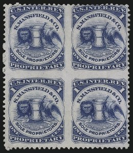 Sale 1061, Lot 4449, Private Die Medicine Stamps, Kelly thru Zeilin