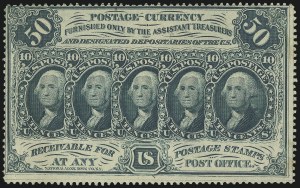 Sale 1061, Lot 4557, Postal Savings and Postage Currency