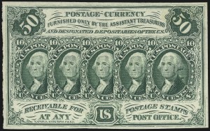 Sale 1061, Lot 4559, Postal Savings and Postage Currency
