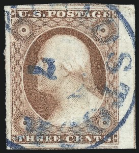 Sale 1062, Lot 102, 3c 1851-56 Issue (Scott 10-11A)