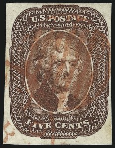 Sale 1062, Lot 114, 5c-12c 1851-56 Issue (Scott 12-17)