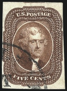 Sale 1062, Lot 115, 5c-12c 1851-56 Issue (Scott 12-17)