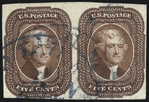 Sale 1062, Lot 116, 5c-12c 1851-56 Issue (Scott 12-17)