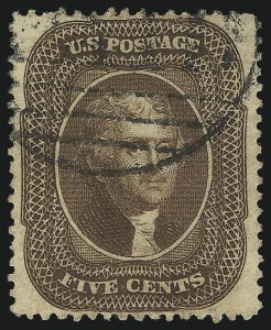 Sale 1062, Lot 144, 1c-5c 1857-60 Issue (Scott 18-30A)