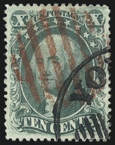 Sale Number 1062, Lot Number 147, 10c-90c 1857-60 Issue (Scott 31-39) Sale Number 1062, Lot Number 147, 10c-90c 1857-60 Issue (Scott 31-39)
