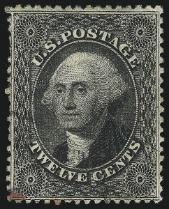 Sale 1062, Lot 155, 10c-90c 1857-60 Issue (Scott 31-39)