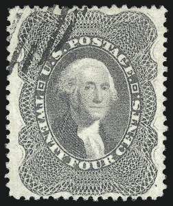 Sale 1062, Lot 158, 10c-90c 1857-60 Issue (Scott 31-39)