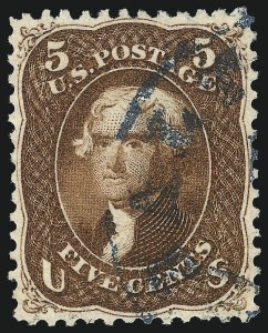 Sale 1062, Lot 245, 1861-66 Issue, cont. (Scott 71-78c)