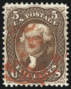 Sale 1062, Lot 247, 1861-66 Issue, cont. (Scott 71-78c)