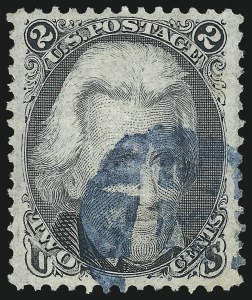Sale 1062, Lot 277, 1867-68 Grilled Issue (Scott 79-101)