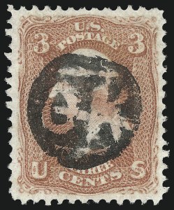 Sale 1062, Lot 280, 1867-68 Grilled Issue (Scott 79-101)