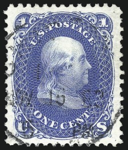 Sale 1062, Lot 289, 1875 Re-Issue of 1861-66 Issue (Scott 102-111)
