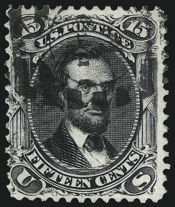 Sale 1062, Lot 295, 1875 Re-Issue of 1861-66 Issue (Scott 102-111)
