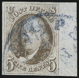 Sale 1062, Lot 32, 1847 Issue and 1875 Reproduction of 1847 Issue (Scott 1-4)