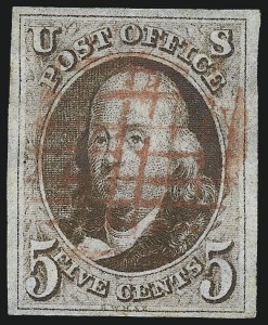 Sale 1062, Lot 38, 1847 Issue and 1875 Reproduction of 1847 Issue (Scott 1-4)