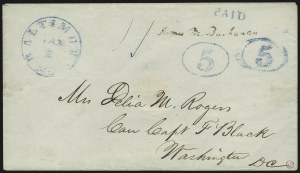 Sale 1062, Lot 4, Postmasters Provisionals