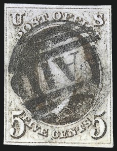 Sale 1062, Lot 40, 1847 Issue and 1875 Reproduction of 1847 Issue (Scott 1-4)