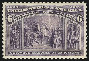 Sale 1062, Lot 422, 1893 Columbian Issue (Scott 230-245)