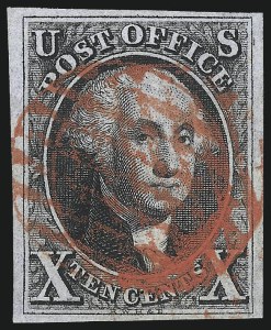 Sale 1062, Lot 53, 1847 Issue and 1875 Reproduction of 1847 Issue (Scott 1-4)