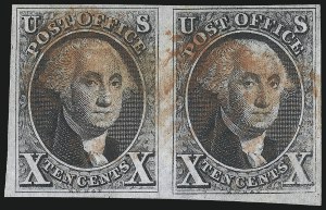 Sale 1062, Lot 55, 1847 Issue and 1875 Reproduction of 1847 Issue (Scott 1-4)