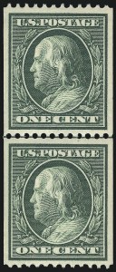 Sale 1062, Lot 559, 1909 Commemoratives, 1910-13 Washington-Franklin Issue (Scott 369-396)