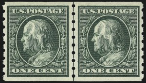 Sale Number 1062, Lot Number 574, 1909 Commemoratives, 1910-13 Washington-Franklin Issue (Scott 369-396)