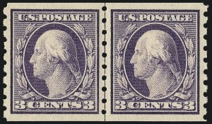 Sale 1062, Lot 578, 1909 Commemoratives, 1910-13 Washington-Franklin Issue (Scott 369-396)