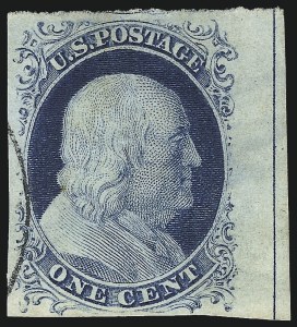 Sale 1062, Lot 73, 1c 1851-56 Issue (Scott 5-9)
