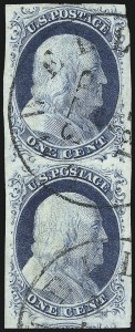 Sale 1062, Lot 80, 1c 1851-56 Issue (Scott 5-9)