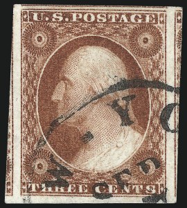 Sale 1062, Lot 81, 3c 1851-56 Issue (Scott 10-11A)