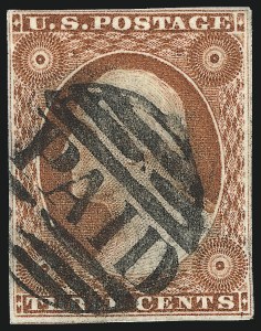 Sale 1062, Lot 82, 3c 1851-56 Issue (Scott 10-11A)