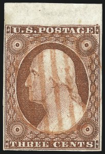 Sale 1062, Lot 85, 3c 1851-56 Issue (Scott 10-11A)
