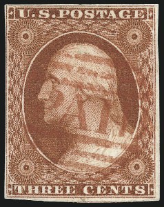 Sale 1062, Lot 87, 3c 1851-56 Issue (Scott 10-11A)