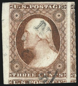 Sale 1062, Lot 91, 3c 1851-56 Issue (Scott 10-11A)