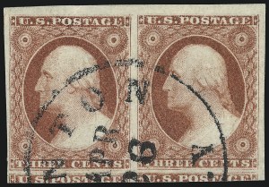 Sale 1062, Lot 97, 3c 1851-56 Issue (Scott 10-11A)