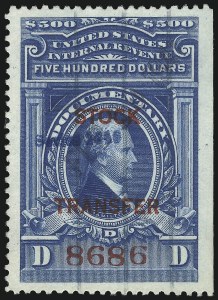 Sale 1066, Lot 179, Stock Transfer