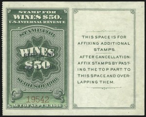 Sale 1066, Lot 220, Wine and Beer Stamps