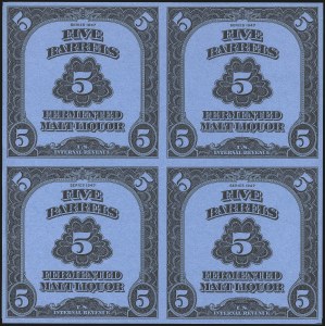 Sale 1066, Lot 232, Wine and Beer Stamps