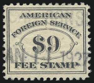 Sale 1066, Lot 268, Narcotic, Consular and Customs